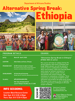 Ethiopia Program Flyer