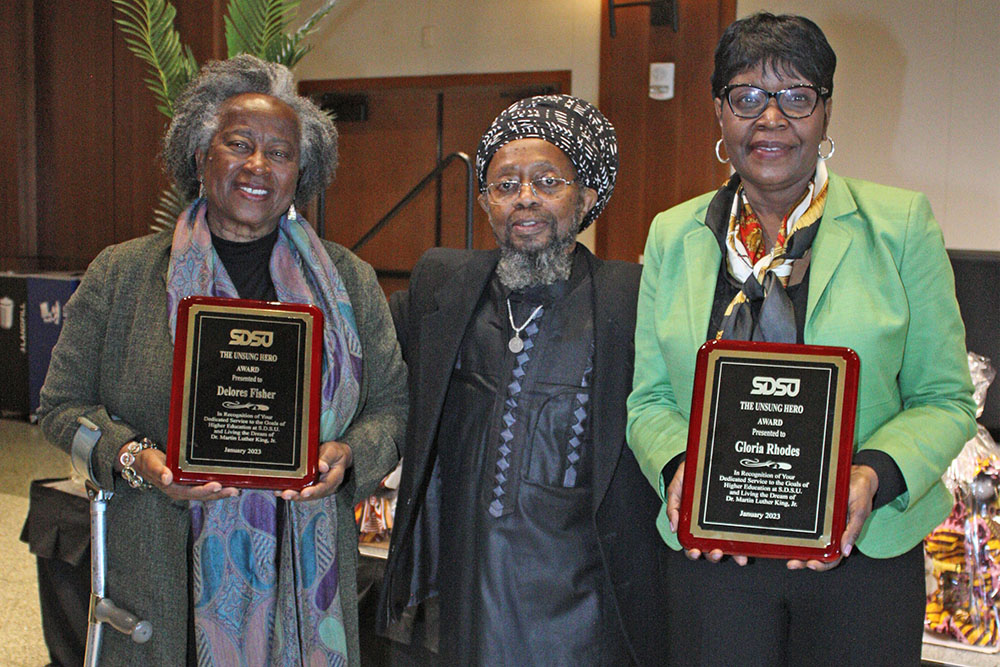 Dolores Fisher (Unsung Hero Award Winner), Dr. Anta Merritt, Gloria L. Rhodes (Unsung Hero Award Winner)